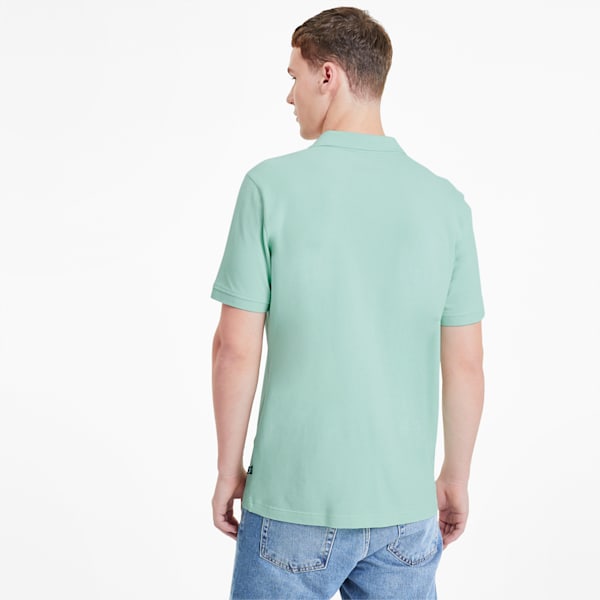 Essentials Men's Pique Polo, Mist Green, extralarge