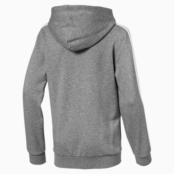 Grey puma hoodie junior top
