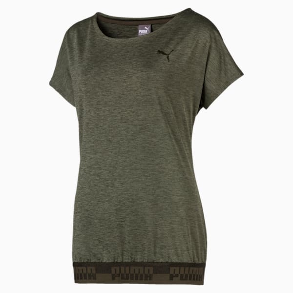 SOFT SPORT Bubble Tee, Forest Night-heather, extralarge-IND