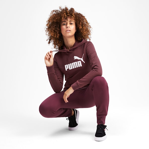 Essentials Women's Fleece Hoodie, Vineyard Wine, extralarge