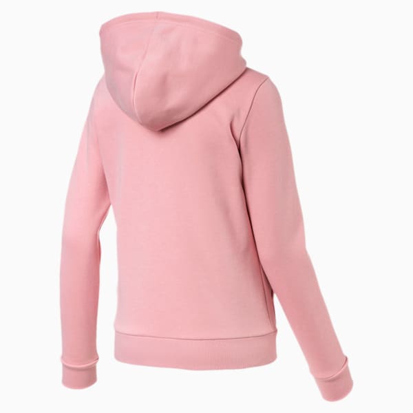 Essentials Women's Hooded Fleece Jacket, Bridal Rose, extralarge