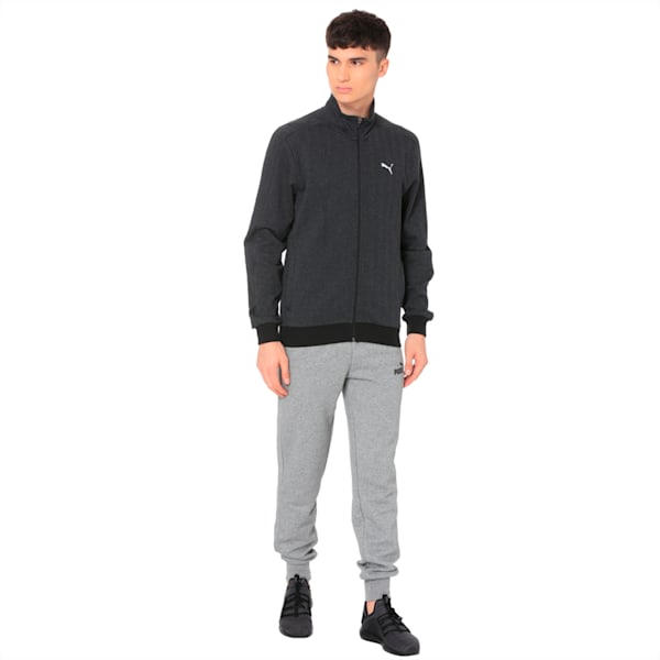 Herringbone Sweat JKT, Puma Black, extralarge-IND