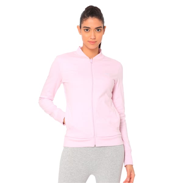 India AOP Jacket W Puma Black, Winsome Orchid, extralarge-IND