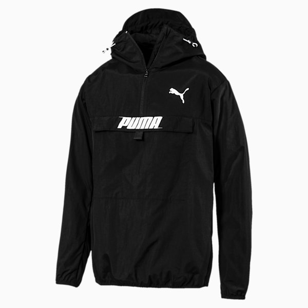 PUMA Men’s Half Zip Jacket, Puma Black, extralarge