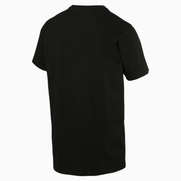 PUMA Wording Tee, Cotton Black, extralarge