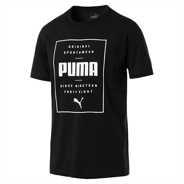 Box Men's Tee, Cotton Black, extralarge-IND
