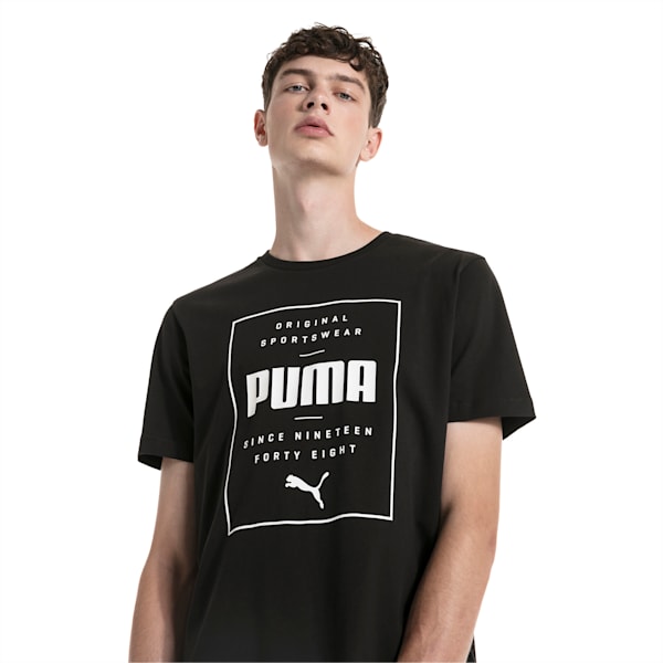 Box Men's Tee, Cotton Black, extralarge-IND