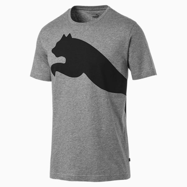 Oversize Logo Tee, Medium Gray Heather, extralarge