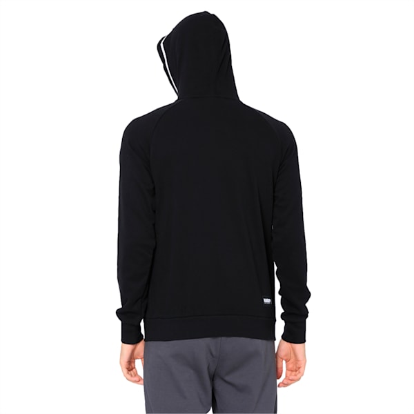 Athletics Men's Hooded Jacket, Cotton Black, extralarge-IND