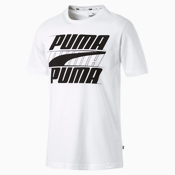 Rebel Tee, Puma White, extralarge