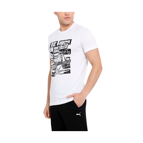 Virat Kohli Graphic Men's T-shirt, Puma White