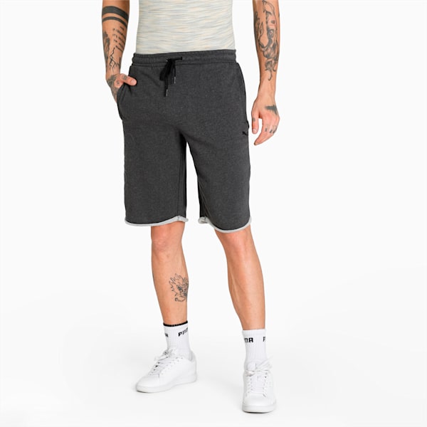 PUMA x one8 Knitted Men's Shorts, Dark Gray Heather, extralarge-IND
