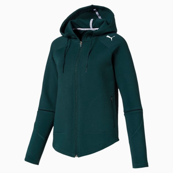 Evostripe Move Women’s Hooded Jacket, Ponderosa Pine, extralarge
