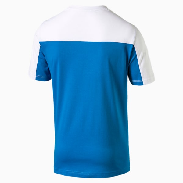 Modern Sports Tee, Indigo Bunting-white, extralarge