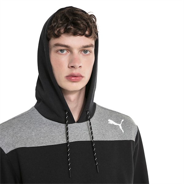 Modern Sports Men's Fleece Hoodie, Puma Black, extralarge