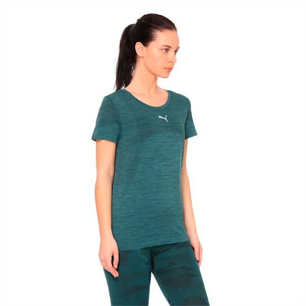 evoKNIT Core Seamless Women's Tee, Ponderosa Pine, extralarge-IND