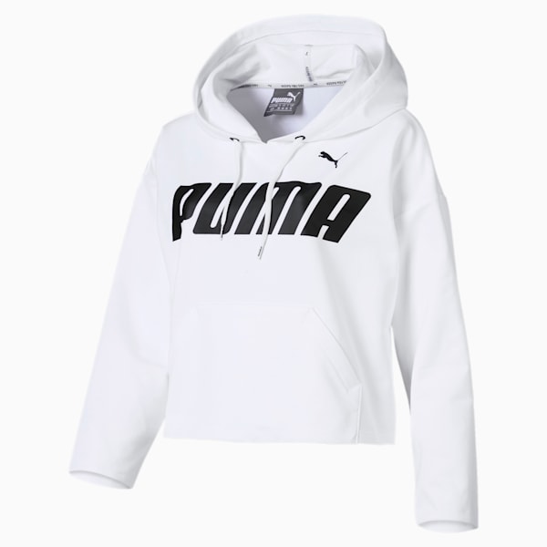 Puma white hoodie women's best sale