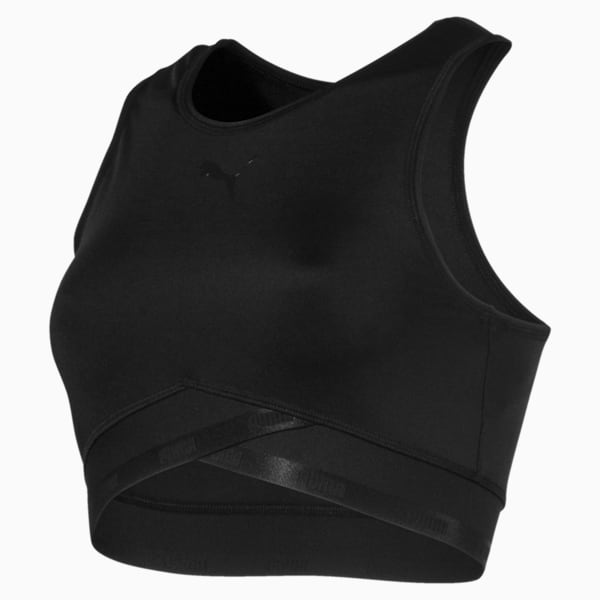 Soft Sports Women's Crop Top, Puma Black, extralarge