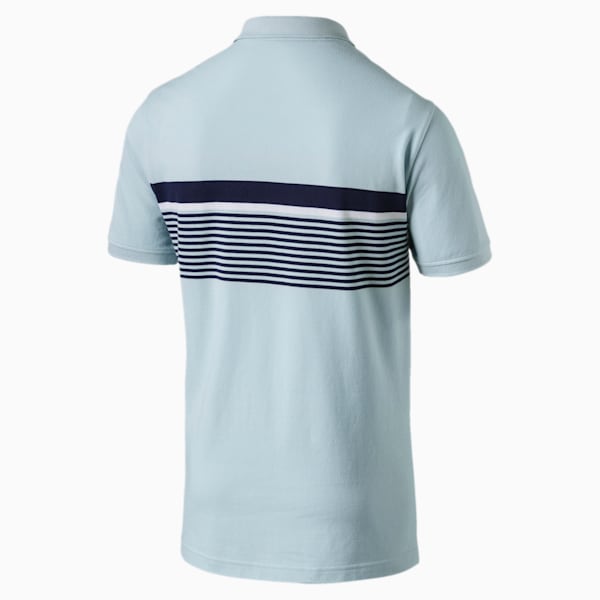 Essentials+ Short Sleeve Men's Polo Shirt, Light Sky, extralarge-IND