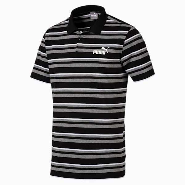 Essentials Short Sleeve Men's Polo Shirt, Cotton Black, extralarge-IND