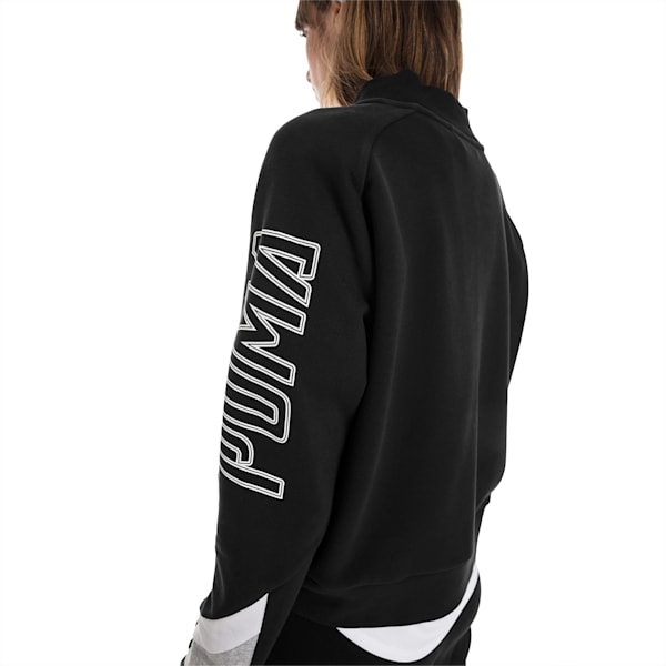 Athletics Bomber Jacket, Cotton Black, extralarge