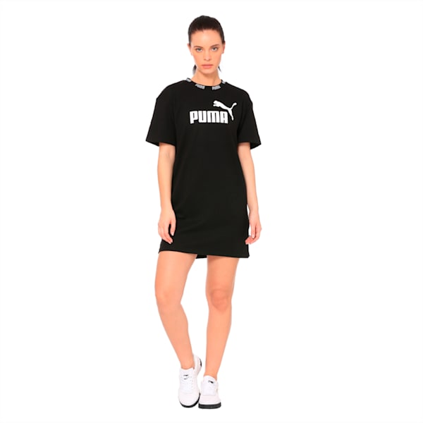 Amplified Women's Tee Dress, Cotton Black, extralarge-IND