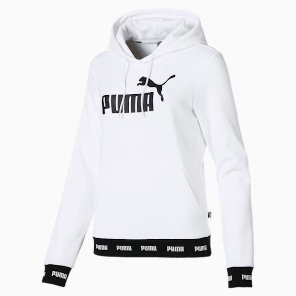 Amplified Women's Hoodie, Puma White, extralarge