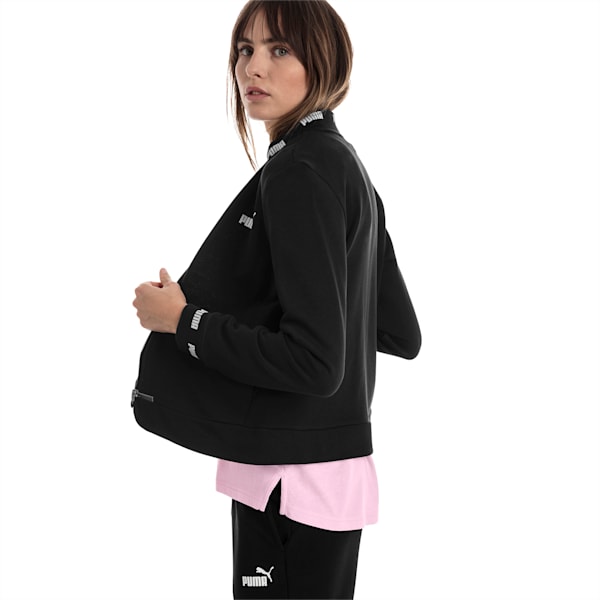 Amplified Track Jacket, Cotton Black, extralarge