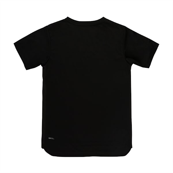 Active Sports Boys' Graphic Tee, Puma Black, extralarge-IND