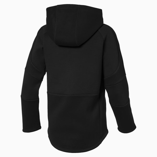 Evostripe Hooded Jacket, Cotton Black, extralarge-AUS