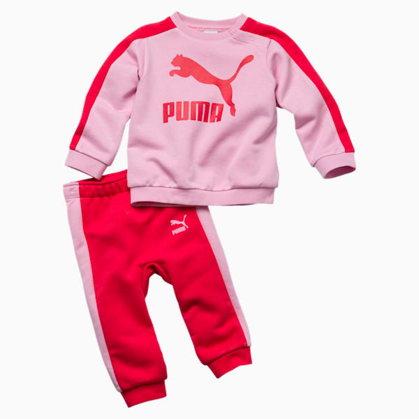 Minicats Infant + Toddler T7 Crew Jogger, Pale Pink, extralarge