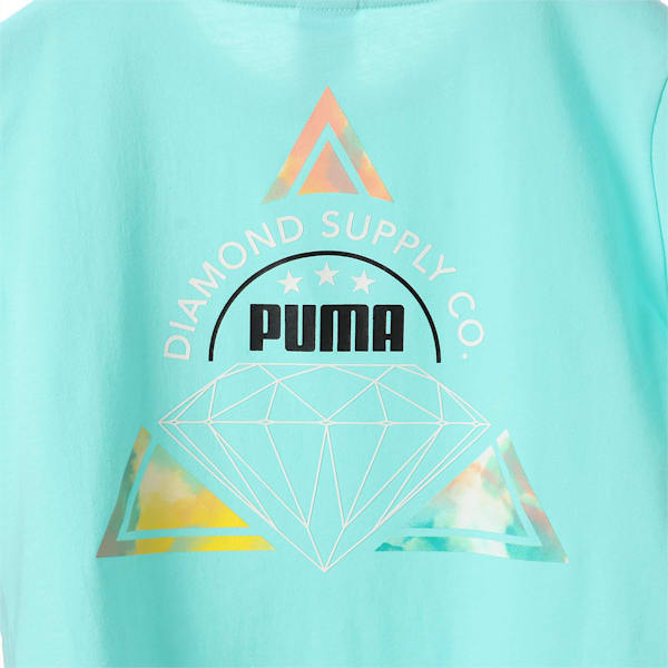 キッズ PUMA x DIAMOND Tシャツ, ARUBA BLUE, extralarge-JPN