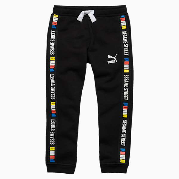 PUMA x SESAME STREET Boy’s Sweatpants, Cotton Black, extralarge