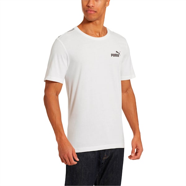 Amplified Tee, Puma White, extralarge