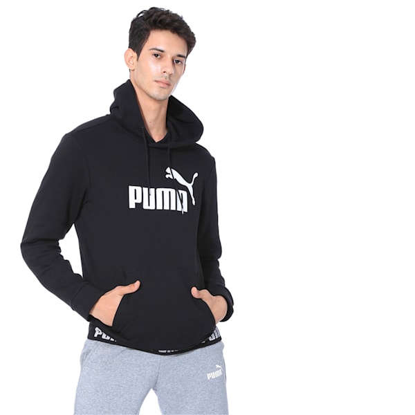 Amplified Men's Hoodie, Cotton Black, extralarge-IND