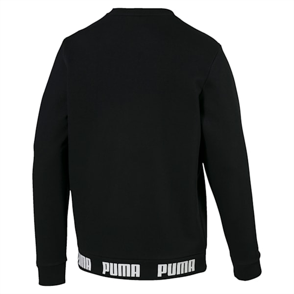 Amplified Crew Sweat, Cotton Black, extralarge-IND