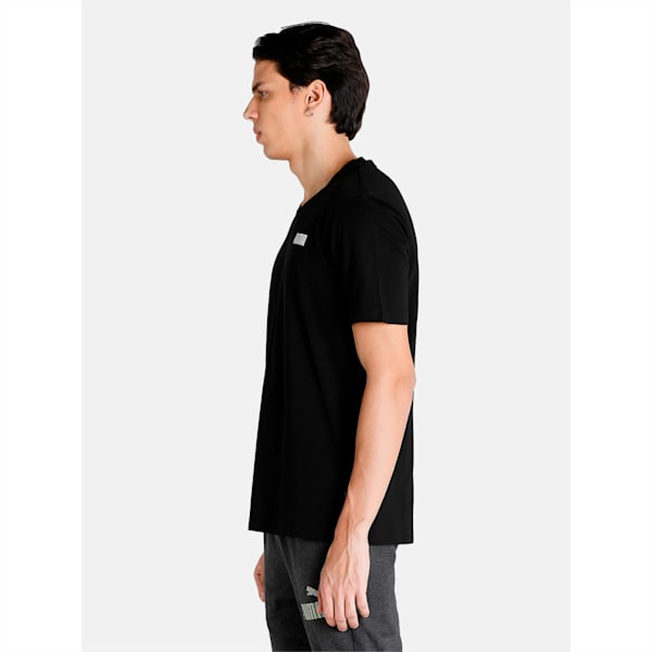 Elevated Essential V-Neck Men's T-Shirt, Cotton Black, extralarge-IND
