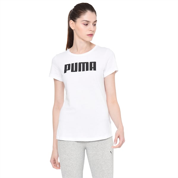 ESS Women's T-shirt, Puma White, extralarge-IND