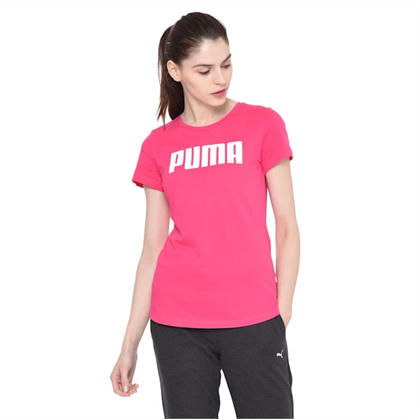 Women's Logo T-shirt, Beetroot Purple, extralarge-IND
