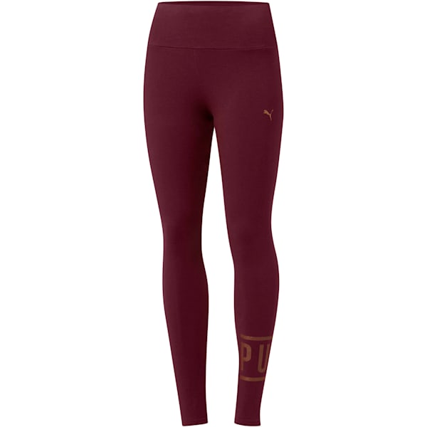 ATHLETIC Logo Leggings, Fig-BronzeMedal, extralarge