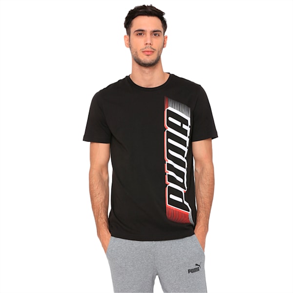 Speed Men's Tee, Cotton Black, extralarge-IND