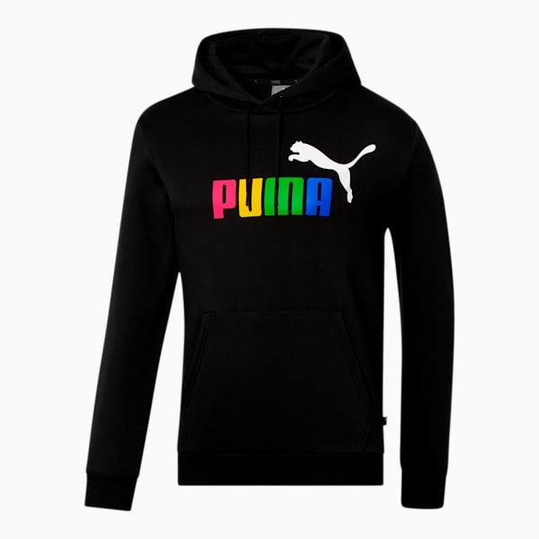 Essentials Men's Fleece Hoodie, Puma Black, extralarge