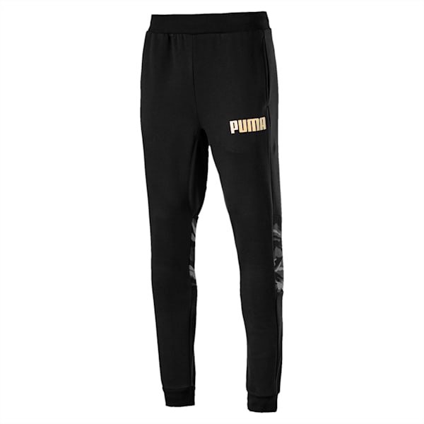 Camo SweatPant FL., Cotton Black, extralarge-IND