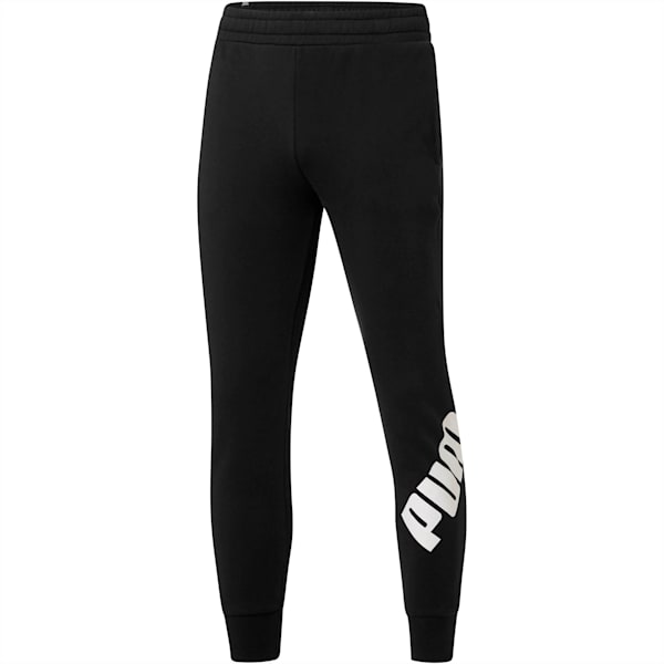 Men's Logo Pants, Cotton Black, extralarge