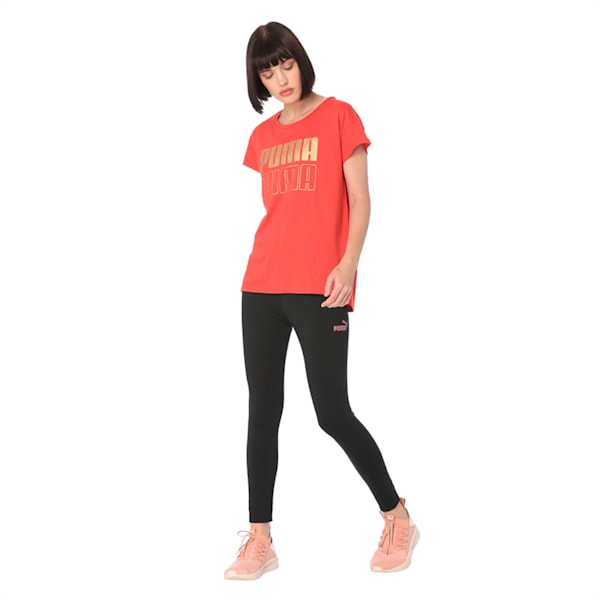 MODERN SPORT Graphic Tee, Ribbon Red-Gold, extralarge-IND