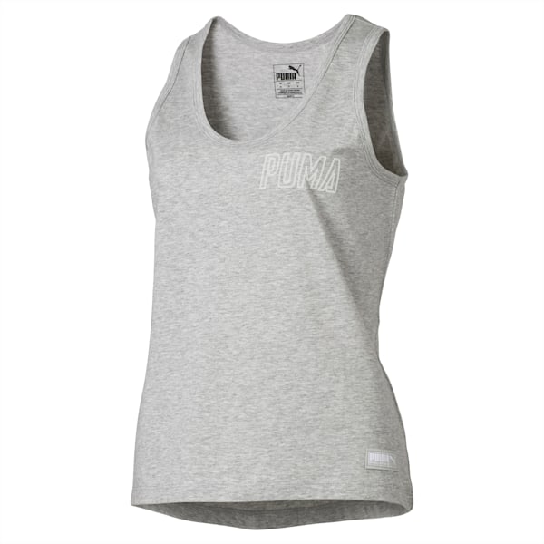 Athletics Tank, Light Gray Heather, extralarge