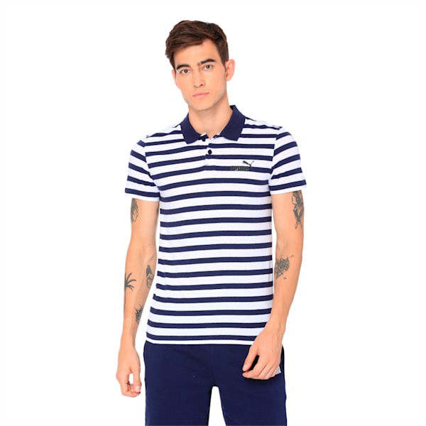 ESS+ Stripe J. Polo, Peacoat, extralarge-IND
