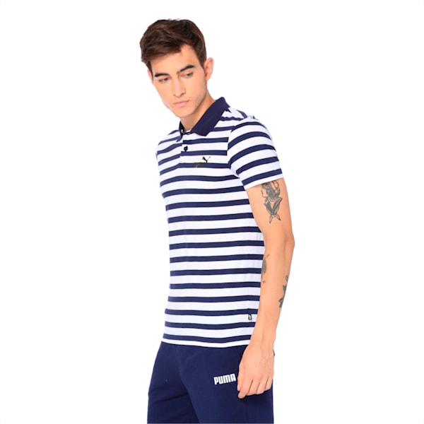 ESS+ Stripe J. Polo, Peacoat, extralarge-IND