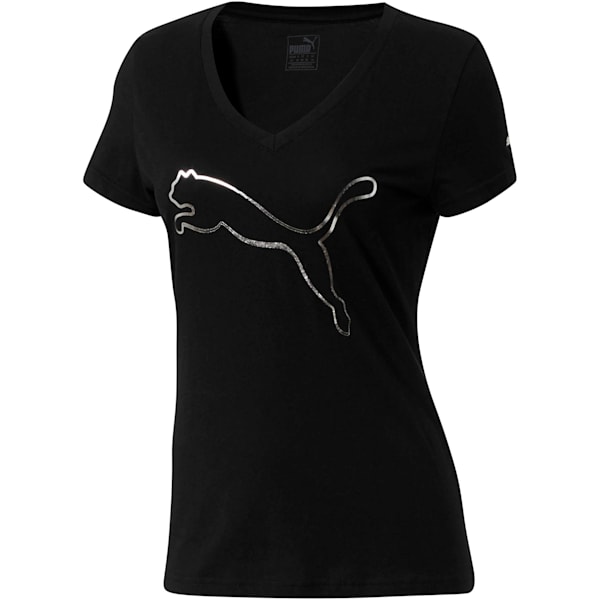 Big Cat Shift Women's T-Shirt, Cotton Black, extralarge