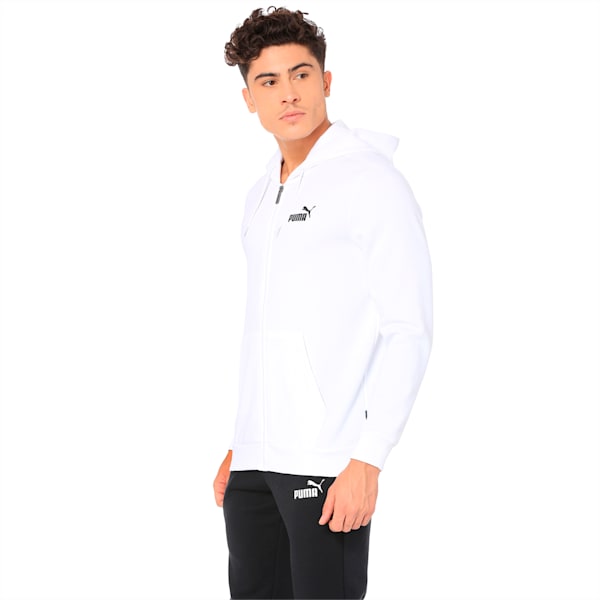 ESS FZ Hoody FL, Puma White, extralarge-IND